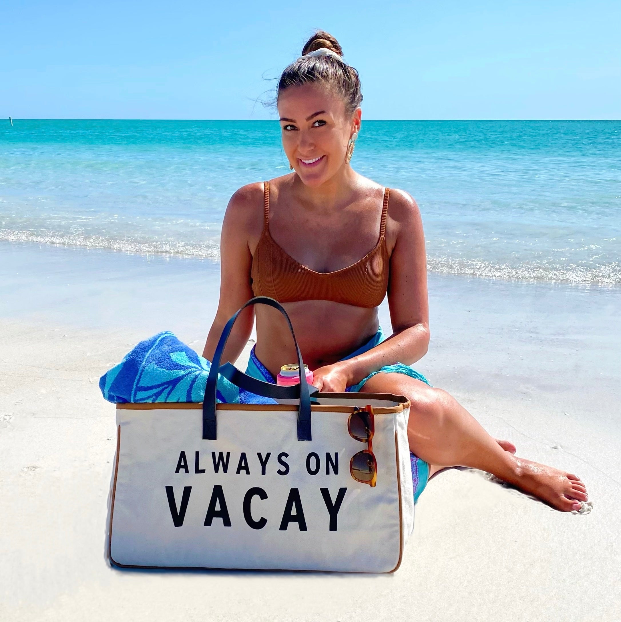 Vacay clearance beach bag